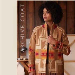 PENDLETON WOMEN'S HARDING ARCHIVE BLANKET COAT